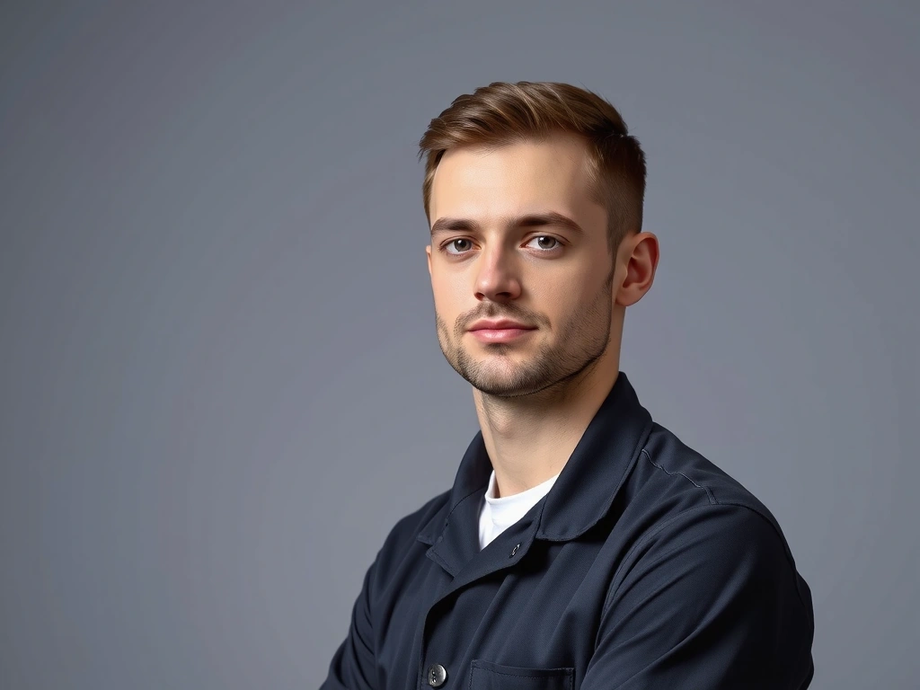 Portrét specialisty na sklo